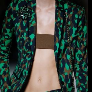 NWT Versace Maglia Donna Bandeau in Cammello